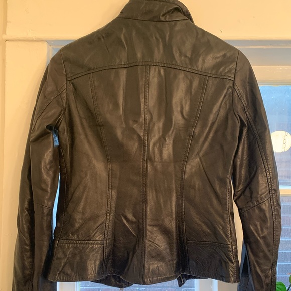 Danier Leather Bomber Jacket - Picture 2 of 7